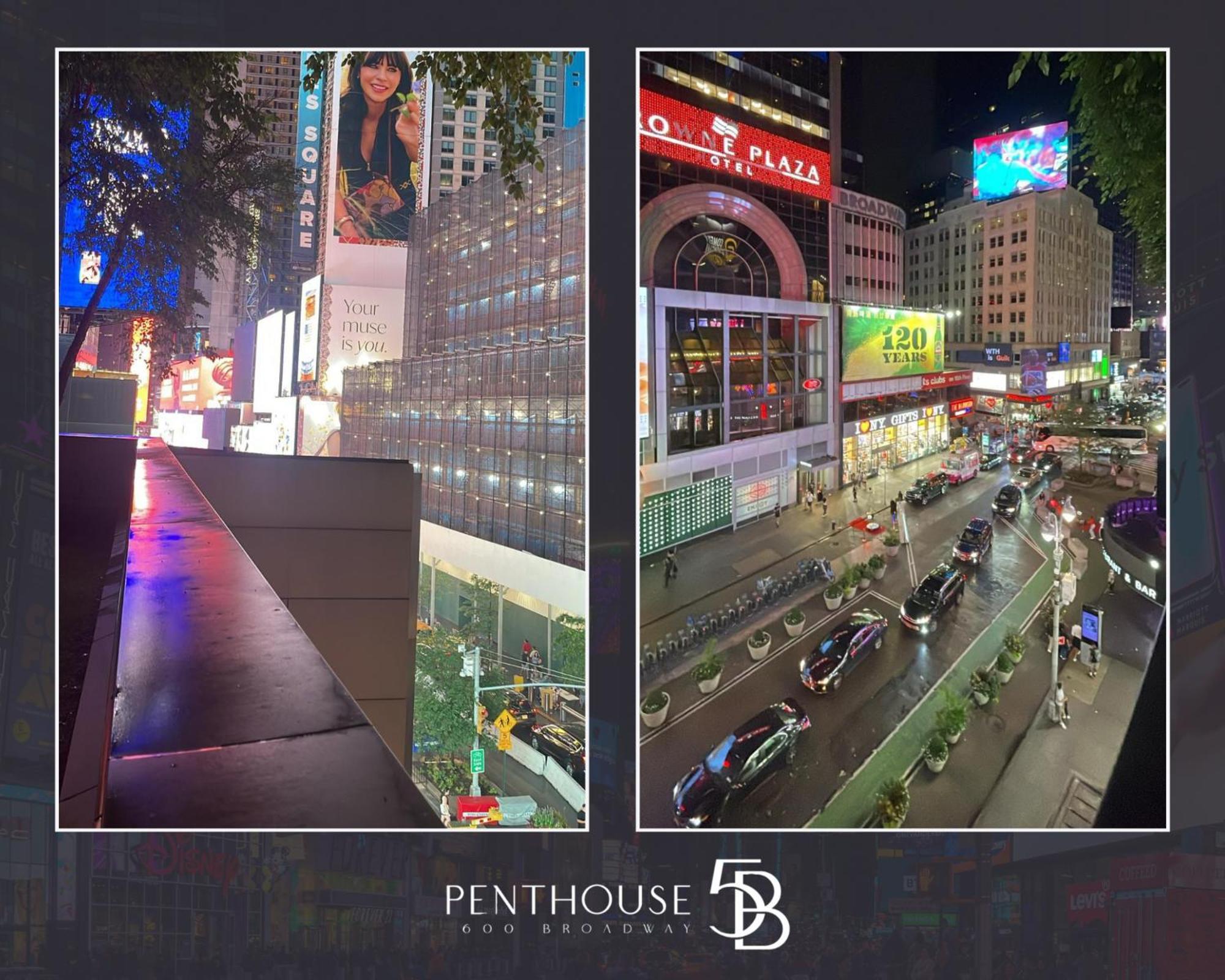 Ferienwohnung Times Square - Broadway Iconic Penthouse! New York Exterior foto